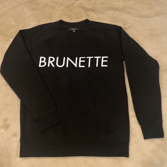 Brunette Label Black Sweatshirt - Picture 3 of 4